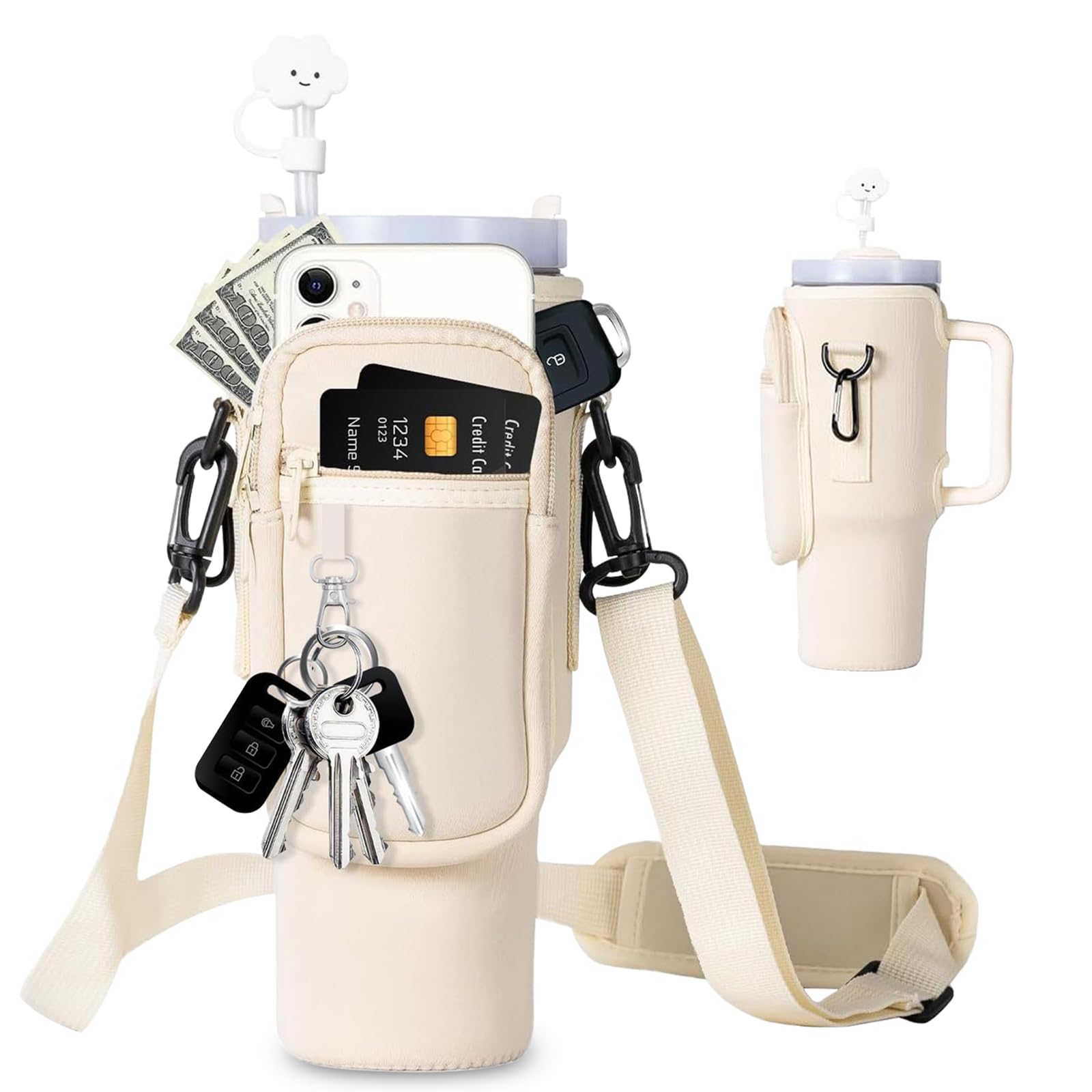 Stanley Cup Bag 1.2L / 40 oz, Travel and Sports (Cream)