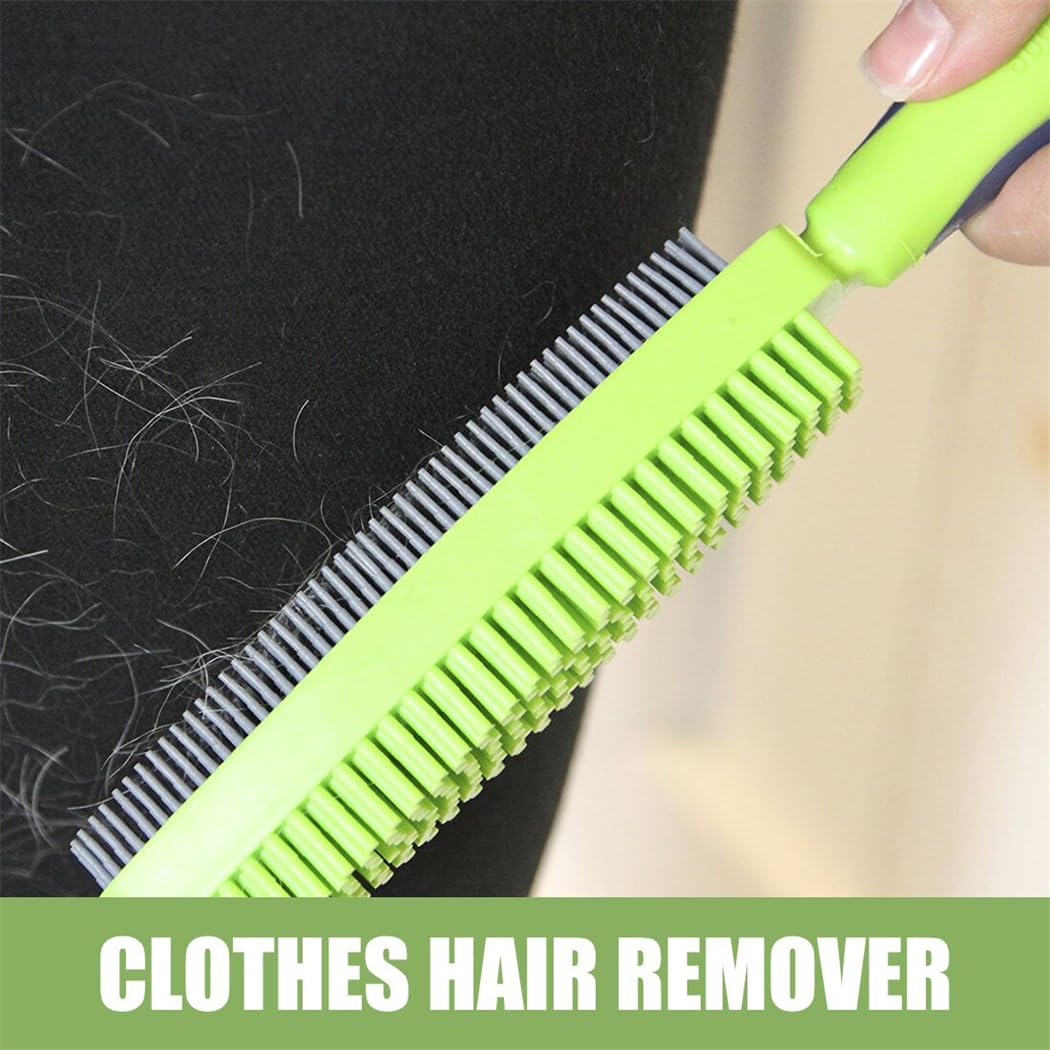 Pet Hair Removal Brush Rubber Double Sided Hairs Cleaning