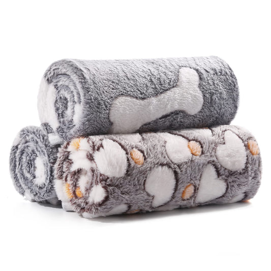 COMSLE Fluffy Dog Blankets Washable for Small Medium Large Dogs