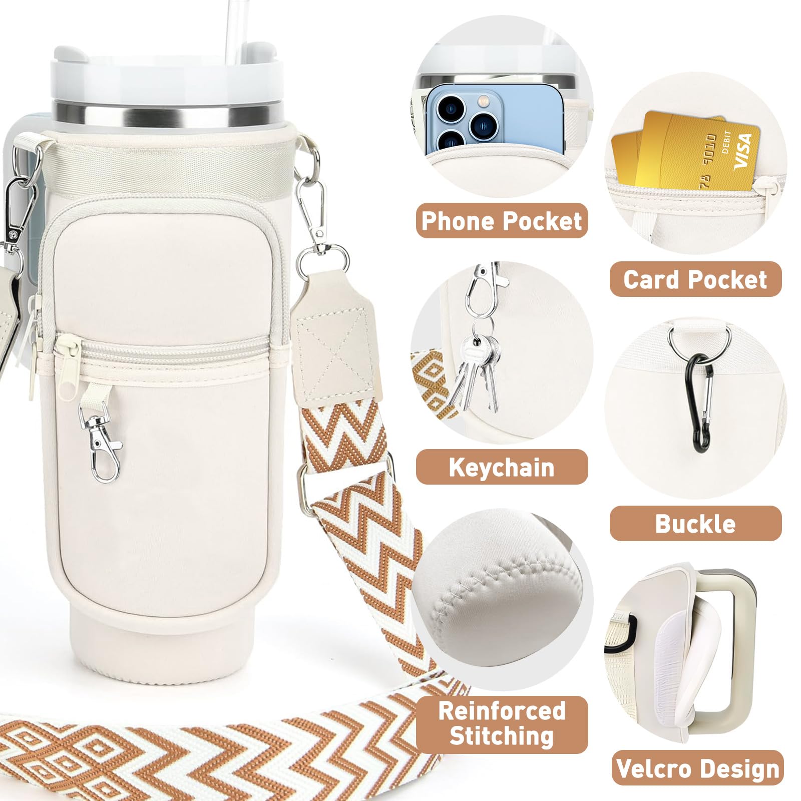 Komicea Carry Bag for Stanley Cup 40 oz