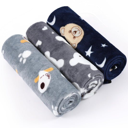 COMSLE Fluffy Dog Blankets Washable for Small Medium Large Dogs
