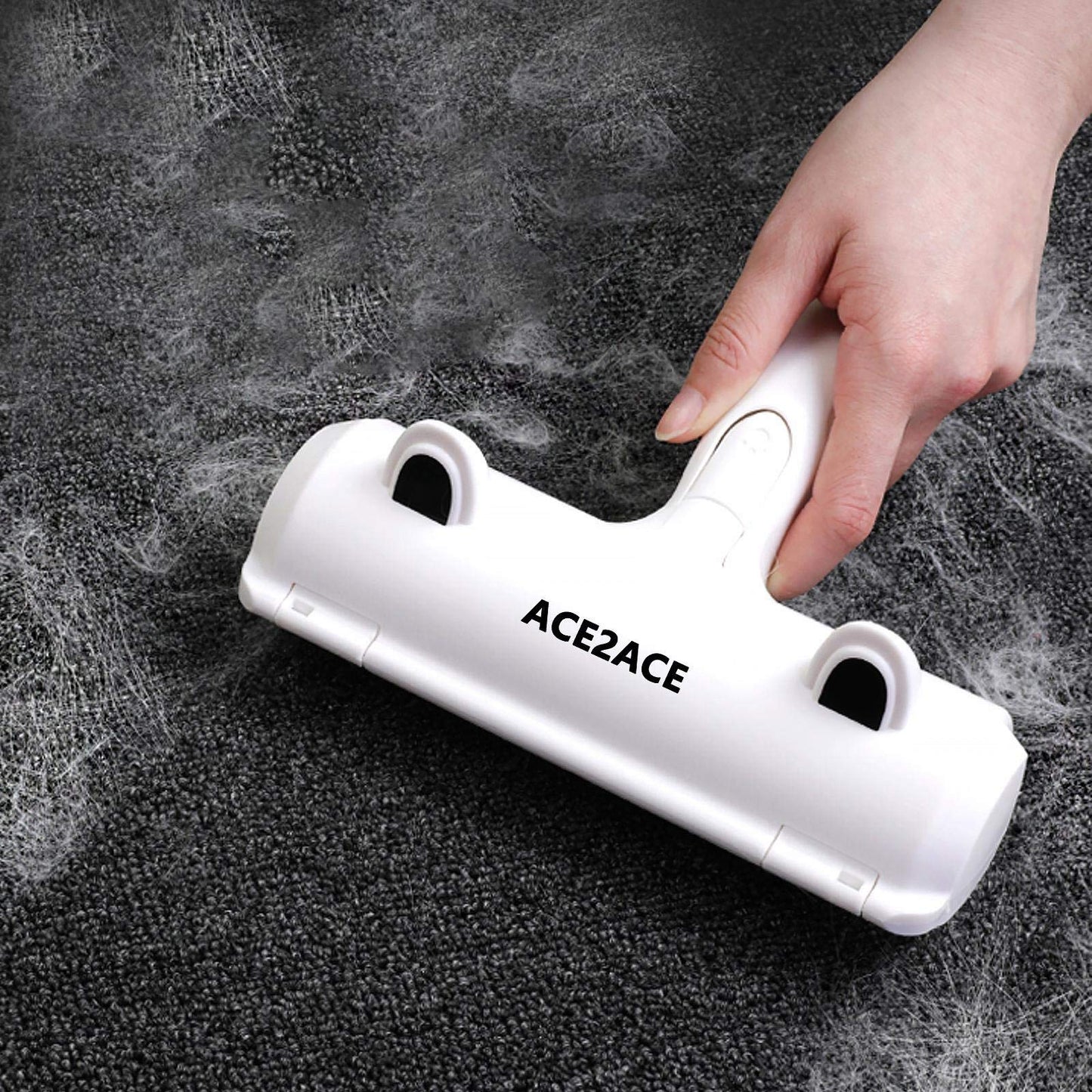 ACE2ACE Pet Hair Remover Roller, Reusable Animal Hair Removal Brush for Dogs and Cats